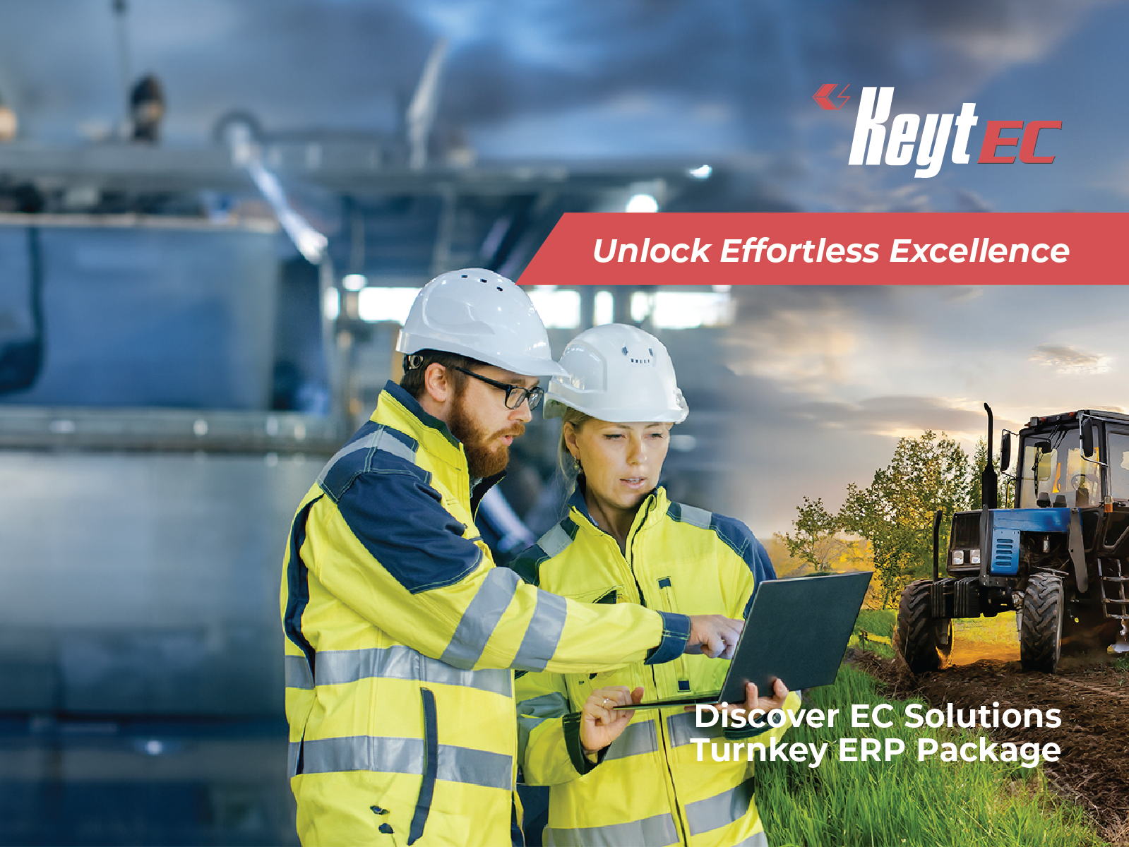 Banner for Keytec, the Epicor Kinetic ERP pack exclusive to EC Solutions.